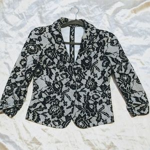 Black and White Blazer